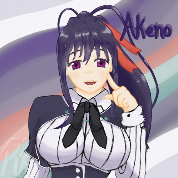 Akeno Himejima Fan Art